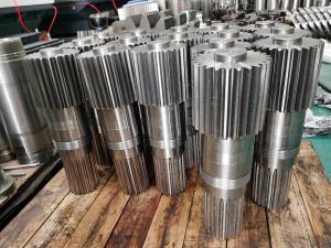 Quality 17CrNiMo6 Transmission Output Gear Spline Shaft For Planetary Gear wholesale