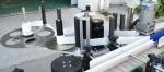 Wood Packaging Automatic Labeling Machine Electric Driven For Glass Bottle