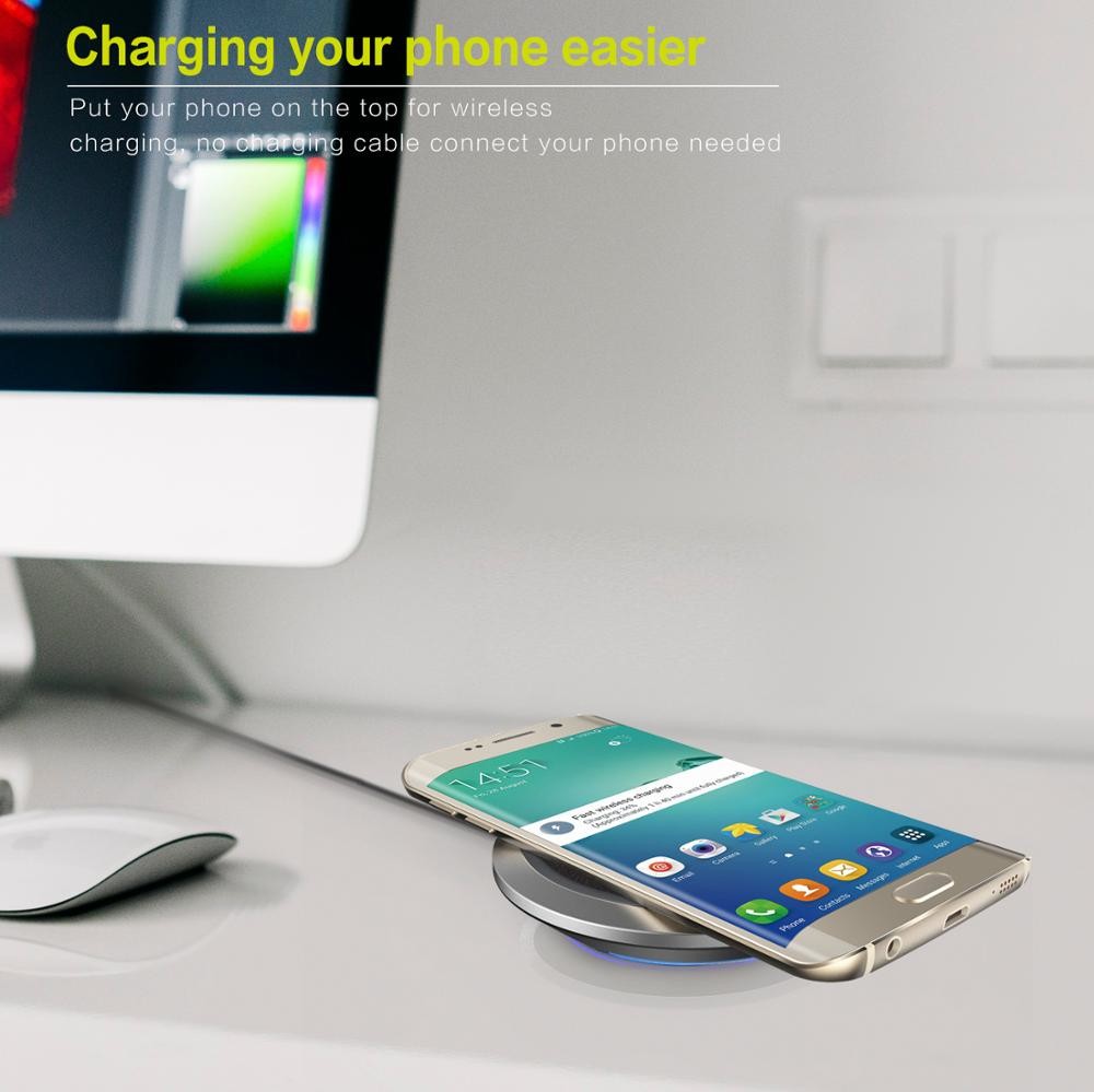 10W Wireless Charging Dock Magnetic Qi Standard Wireless Charger