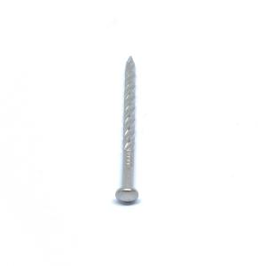 Quality 2.15 X 38MM Twist Shank Nails , CE Passed Stainless Steel Roofing Nails wholesale