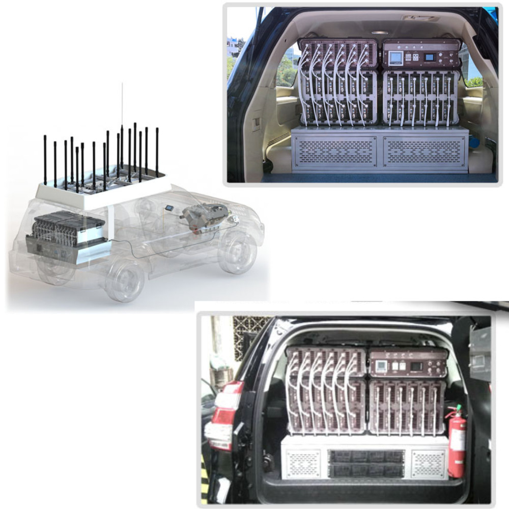 50MHz~6GHz Detection Strike Drone Jammer Car Mounted Anti FPV Jammer Directional