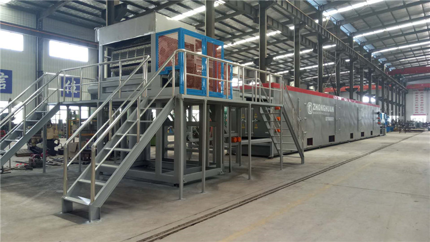6000 pcs/hr Full Automatic Rotary Egg Tray Machine Line 380-440V