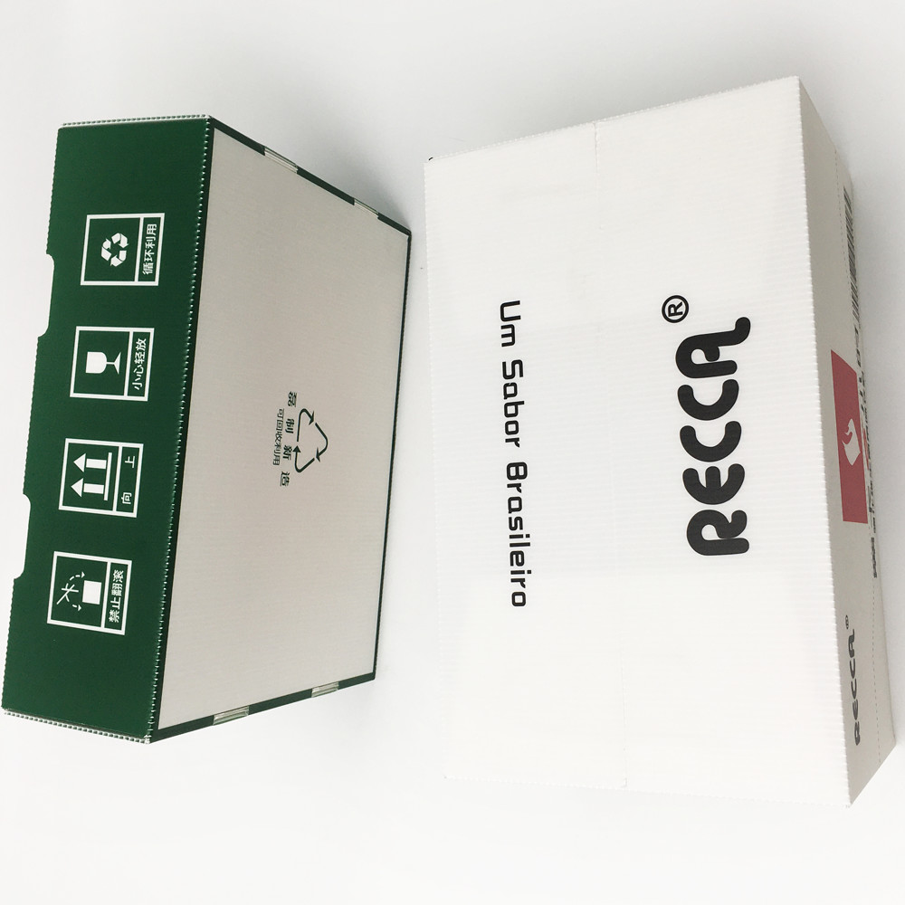 3mm White Board Corrugated Packaging Box For Vegetable Customized Shape
