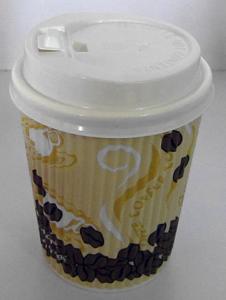 Quality Logo Printed Disposable Paper Cups Single Wall With PE Coated , 22 Oz Paper Cups wholesale