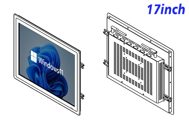 17-Inch Versatile Windows Screen for Industrial Equipment and Security Monitoring
