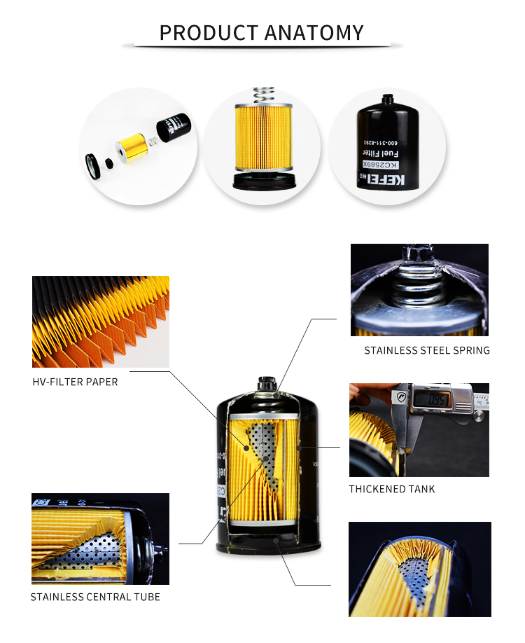 Anticorrosion Diesel Engine Oil Filters For Excavator SO3328 SP4264 1R0714 LF3328
