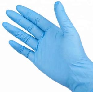 Quality GB2626 14.6cm*11.5cm Blue Disposable Medical Nitrile Gloves wholesale