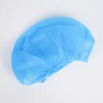 Non Woven Caps Hats Use In Operating Theater / Nonwoven Bouffant Cap For Doctor