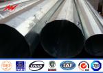 Multi Side 69 KV Galvanized Steel Pole Tubular Steel Structures With Bitumen