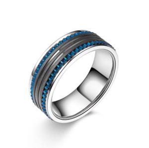 Quality Men's Stainless Steel Rings Wedding Engagement Party Anniversary Rings wholesale