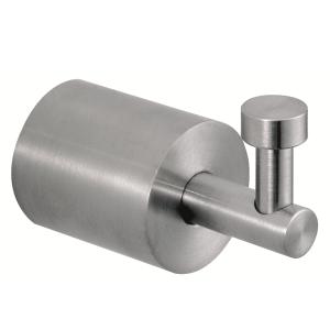 Quality Towel Wall Mounted Bathroom Robe Hooks SUS304 Stainless Steel Heavy Duty Brushed Silver wholesale