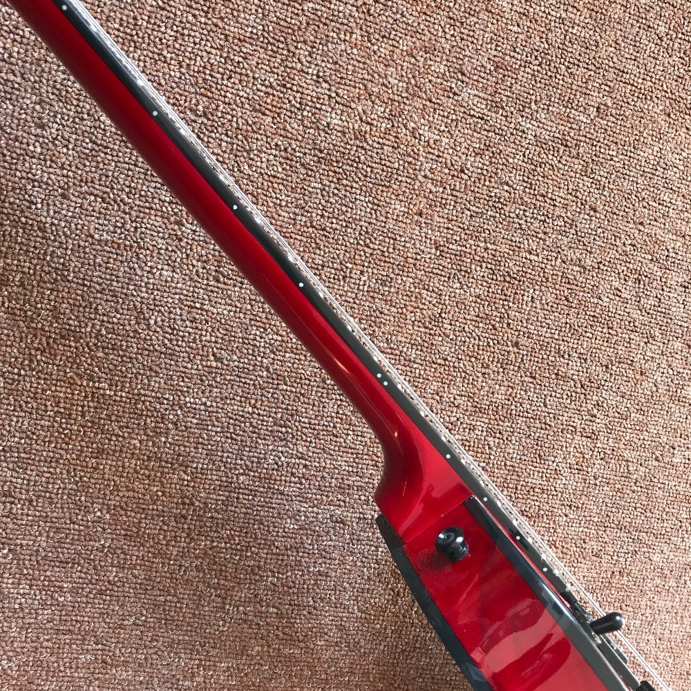 New custom Electric guitar Hot Selling red color Electric Guitar 6 Strings Guitars with black binding and black hardware