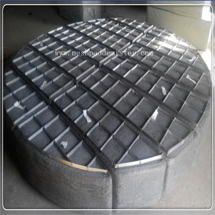 750mm Wire Mesh Demister Pad Cellular Structure Stainless Steel Knitted