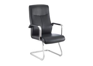 Quality Modern PU Leather 69cm Visitor Chairs With Arms wholesale