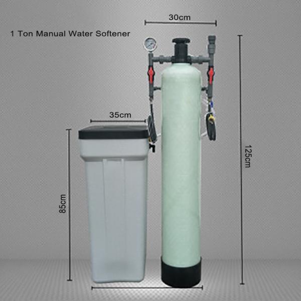 100m3/Hr Automatic Water Softener Systems Resin Water Softener High Hardness In