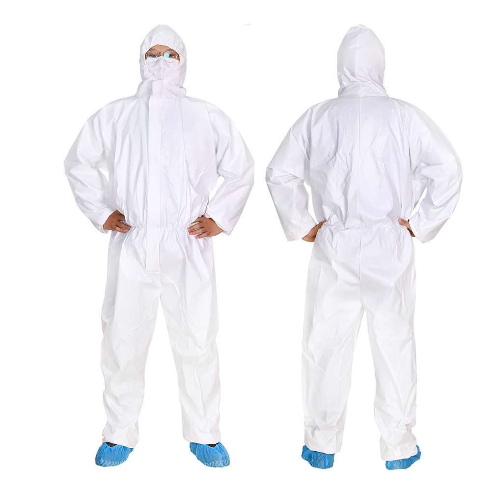 Non Woven Health Medical Clothing Disposable Coveralls With Hood