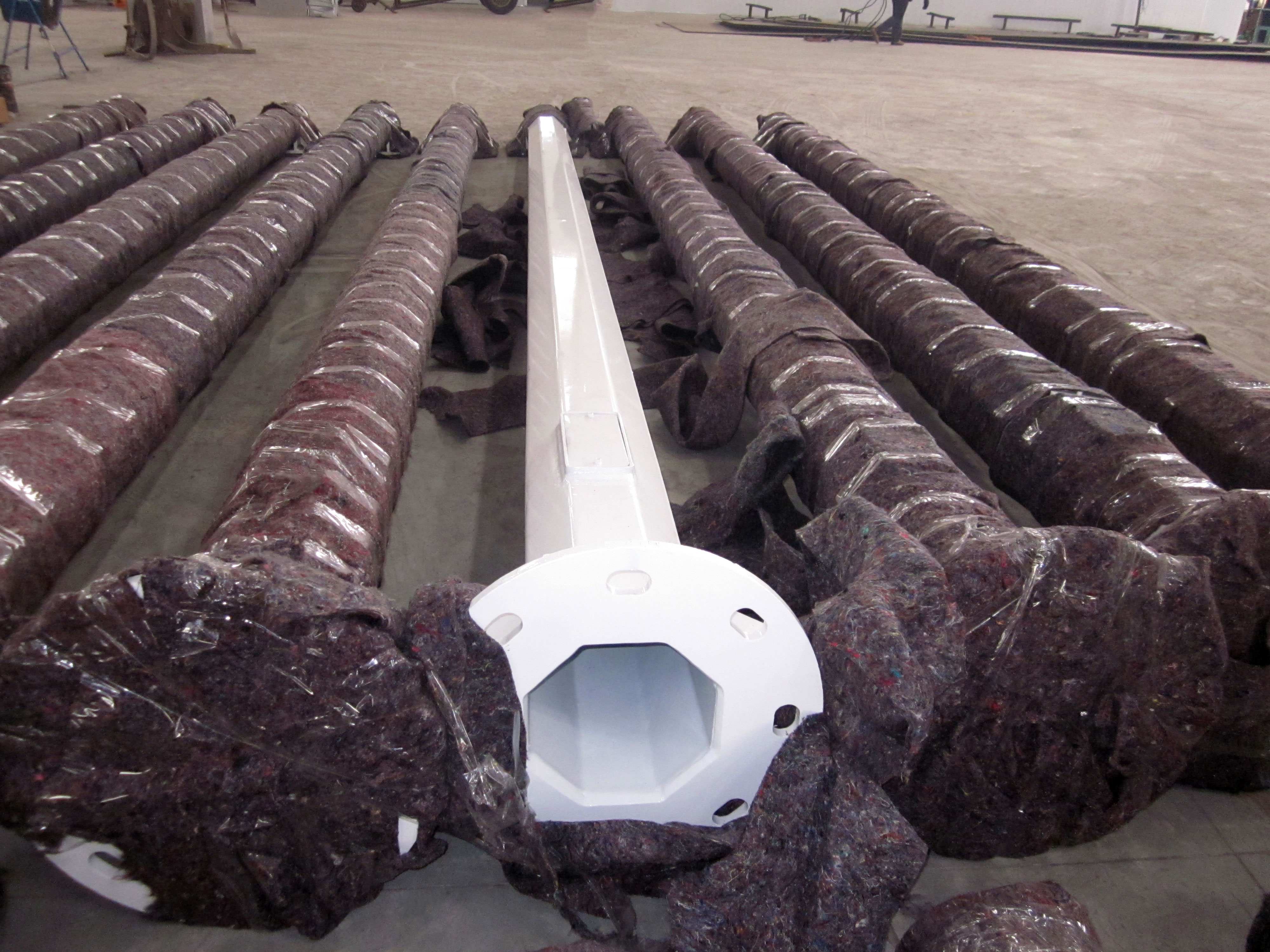 Polygn Steel Electric Pole Galvanized Transmisson Steel Pole