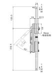 Professional Industrial Rod Control Lock Plastic 3 Point For Cabinet Door