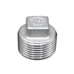 Stainless Steel 304 201 Cast Pipe Fitting Square Head Cored Plug Class 150 2''