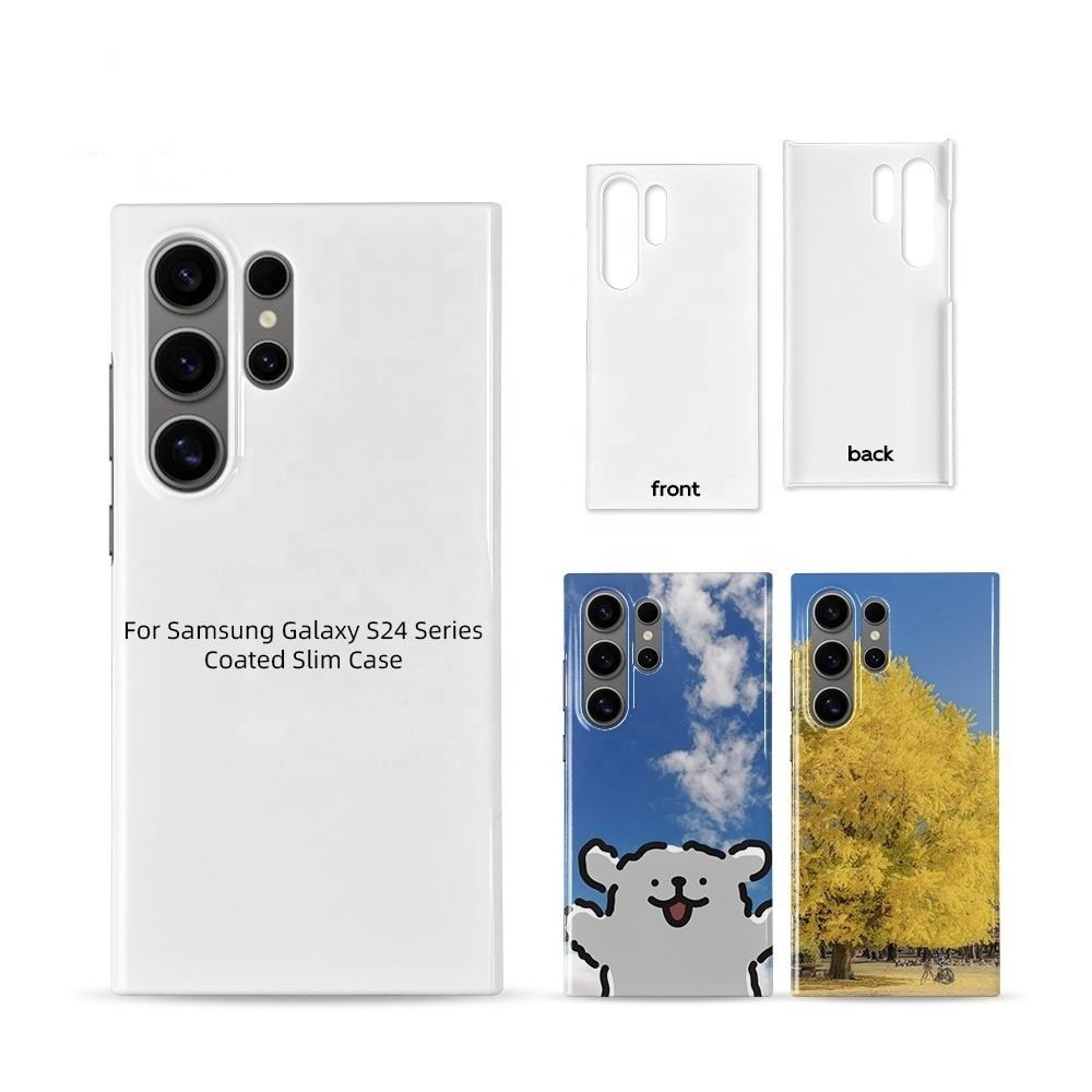 PC Coated Sublimation Slim Phone Cases for Samsung S24 Plus Ultra