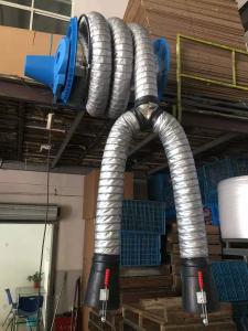 China 300 600 900 Degree High Temp Vehicle Exhaust Extracting Hose Reel on sale
