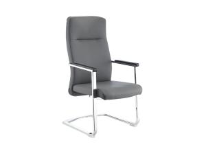 Quality Black High Back Leather 53cm Stylish Ergonomic Office Chair wholesale