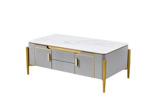 Quality Light Luxury Rock Slab TV Unit And Coffee Table wholesale