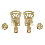 Light Gold Plastic Coffin Handles Diameter 2.5cm Coffin Accessories D08