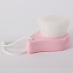 Bamboo Carbon Fiber Hand Face Brush Remove Blackheads For Make Up
