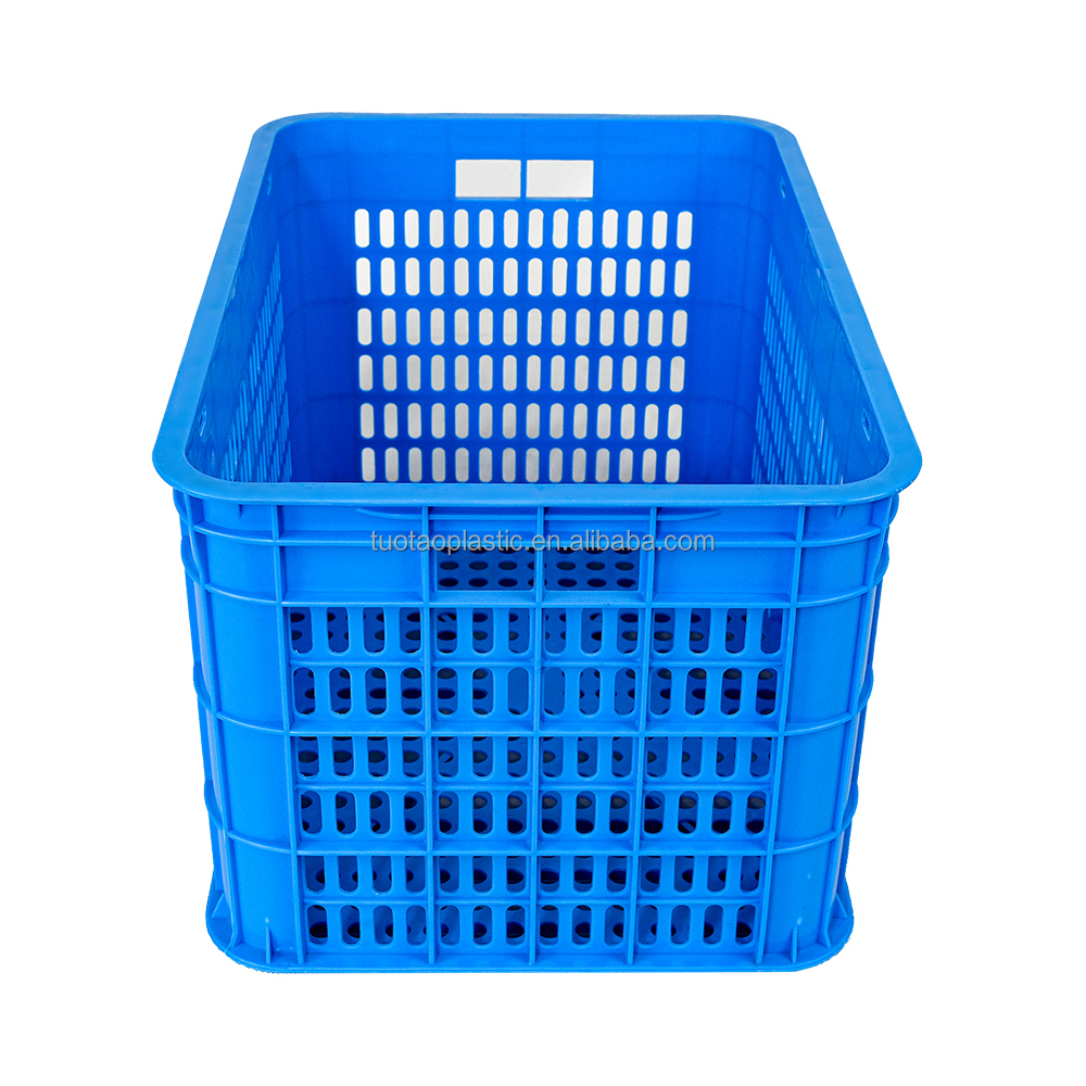 HDPE Reusable Plastic Vegetable Fruit Packaging Box for Grapes Custom Food Container