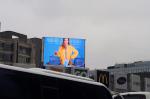 6000CD/M2 Outdoor LED Displays P8 Double Pillar Type Digital Advertising