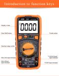VC9808+ VICTOR Digital Multimeter 2000uF Capacimeter 10MHz Frequency