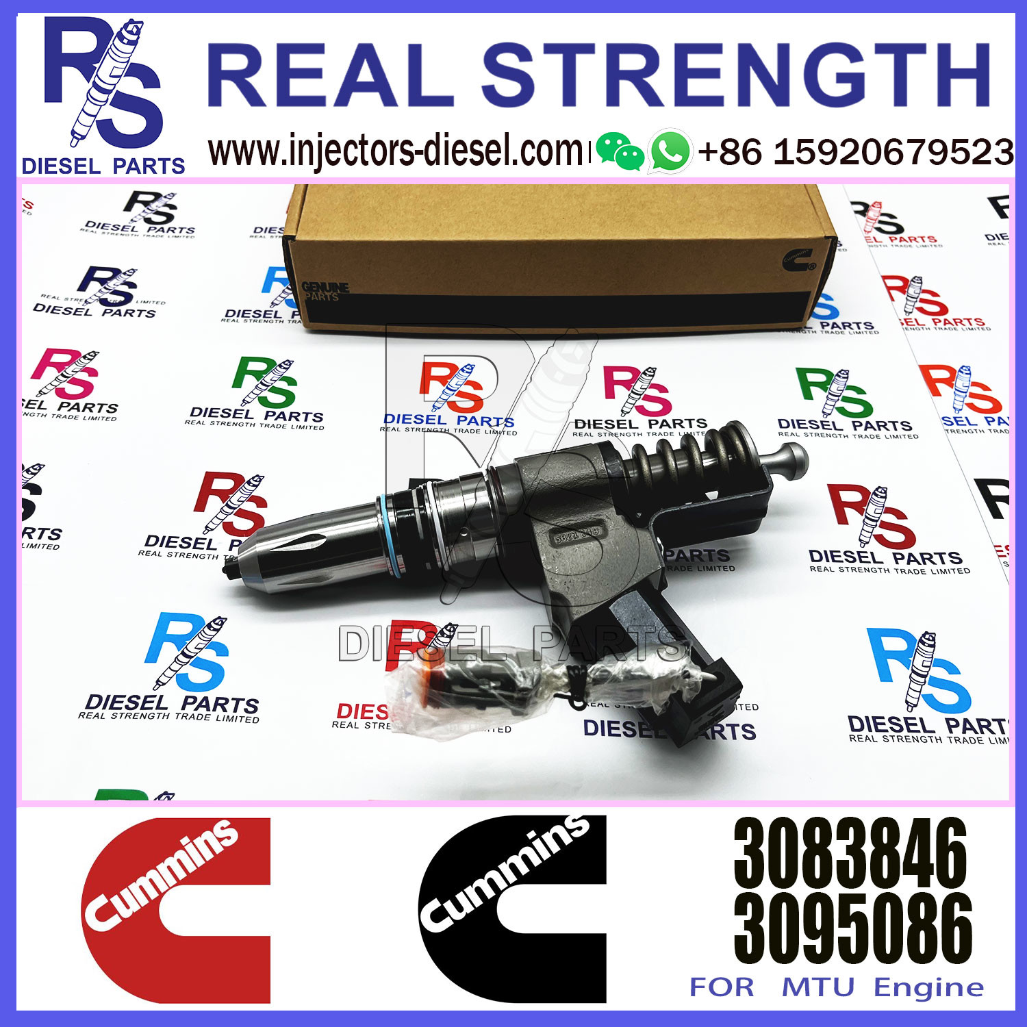Common Rail injector Diesel Fuel Injector 3087560 3087733 3083846 for Engine Parts