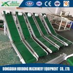 PU Skirt Flat Belt Conveyor Customized Size For Food Industry 1 Year Warranty
