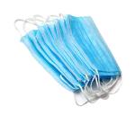 Blue And White Surgical Mask Non Woven Fabric Face Mask For Hospital