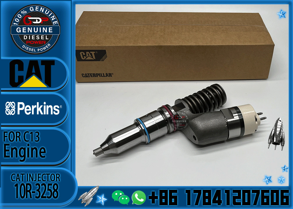 High Quality Diesel CAT Fuel Injector 250-1309 2501309 10R-3258 10R3258 For Cat C13 Excavator Parts Engine