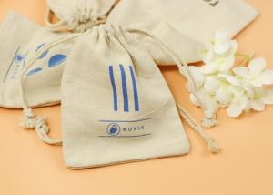 Quality Gift Jewelry Package Cotton Drawstring Bag With Different Logo Printing wholesale