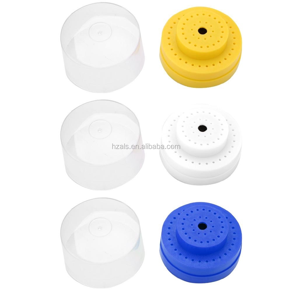Assorted Round Dental Bur Block Holder Station box For Dental Lab