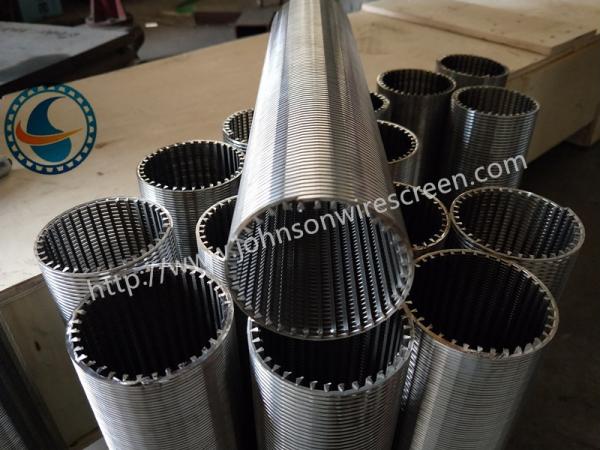 Cheap Stainless Steel 304 Wire Wrapped Screen V Shape High Abreaction Resistance for sale