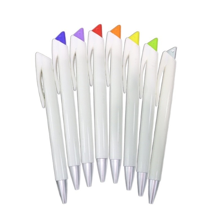 DIY Logo Blank Plastic Sublimation Promotional Pen For Sublimation Photo Transfer