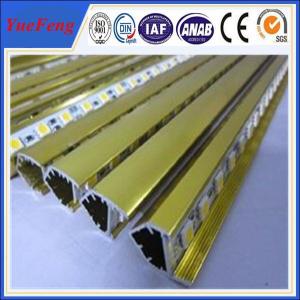 Quality aluminum profile for led display in golden finshing being good quality wholesale