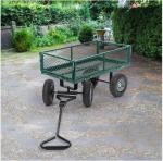 500LBS Iron Heavy Duty Folding Cleaning Garden Wagon Cart for High Durability