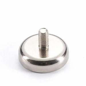 Quality ISO9001 2008 Certified Round Base Countersunk Hole Pot Magnet with Ni-Cu-Ni Coating wholesale