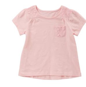 Quality Short Sleeve Girl Pink Summer Shirts wholesale