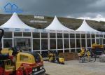Large Trade Show Custom Outdoor Event Party Marquee Pagoda Tents With Glass Wall