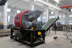 Quality ZPS-1200 Used Tire Shredder Tyre Shredding Equipment For Waste Tire Recycling Line wholesale