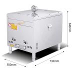 Garden Outdoor Easy Mobile 12 Inch Pizza Oven Machine / Stainless Steel Gas