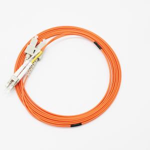Quality SC UPC-LC UPC Fiber Optic Patch Cord Multi Mode Simplex 3.0mm Lzsh Cable wholesale