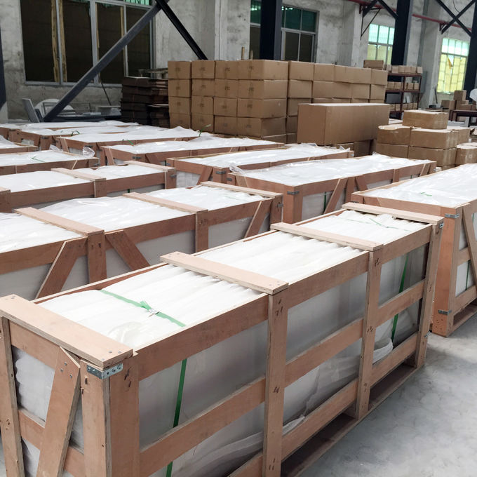 Non Abrasive Engineered Quartz Stone Indoor Decorative Floor Tile