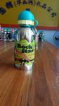 400ml single wall stainless steel water bottle with silicone gripper